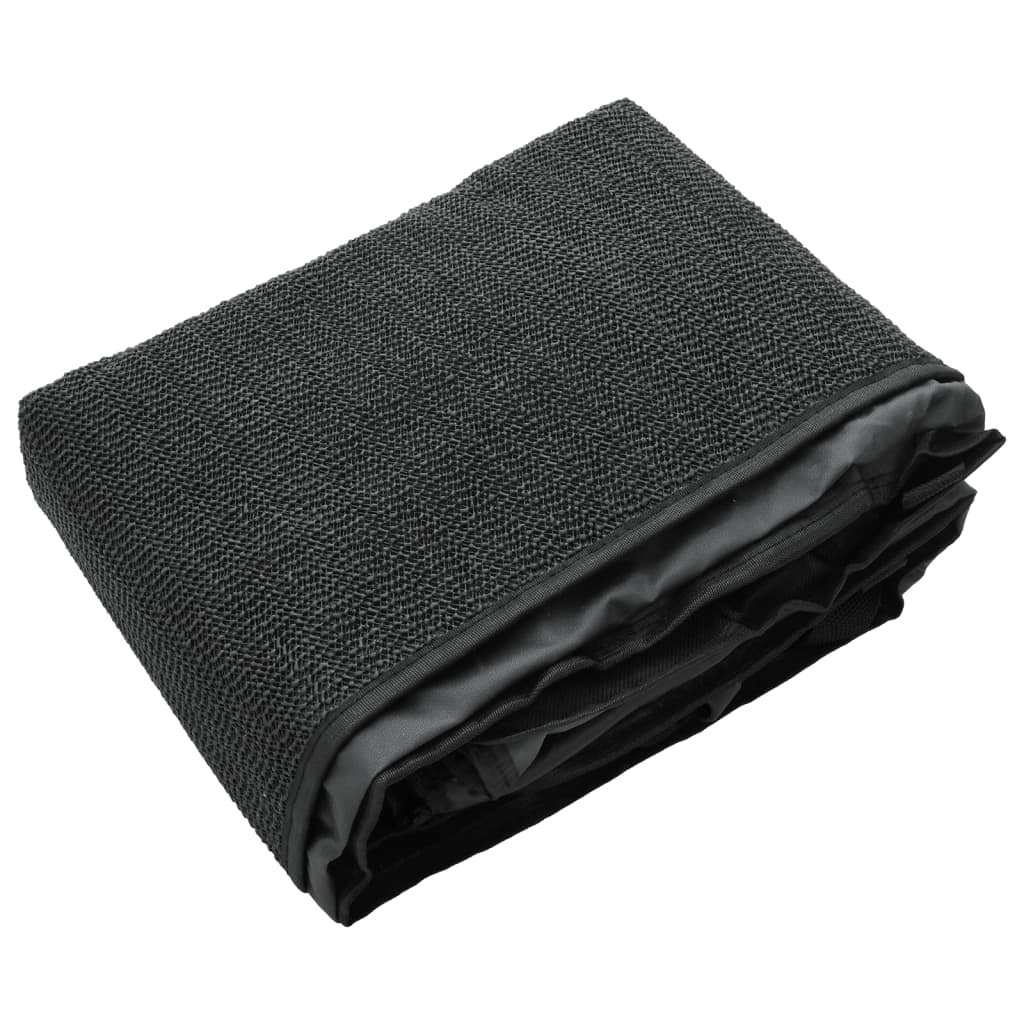 Funda para asiento de coche para perros negro 137x46x50 cm