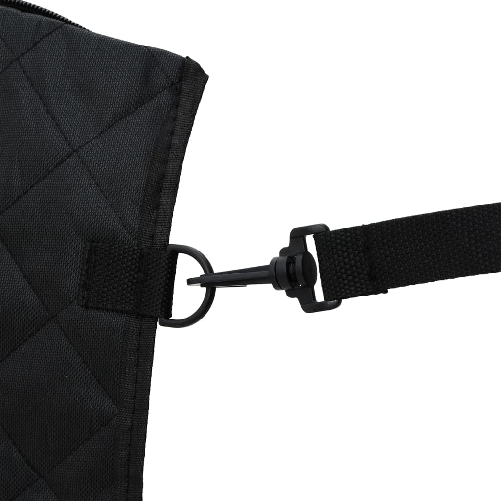 Funda para asiento de coche para perros negro 137x46x50 cm