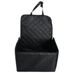 Silla de coche para perros negro 45x45x25/55 cm