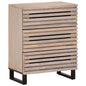 Aparador de madera maciza acacia 38x34x160 cm