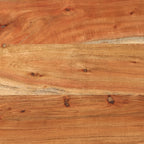 Armario de lavabo para baño madera maciza de acacia 62x34x58 cm