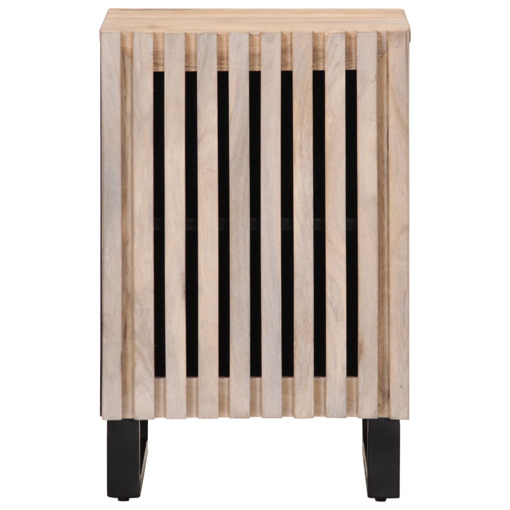 Mueble de baño madera maciza de mango 38x34x58 cm