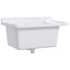 Fregadero utilitario de pared resina blanco 60x40x28 cm