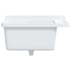 Fregadero utilitario de pared resina blanco 60x40x28 cm