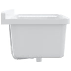 Fregadero utilitario de pared resina blanco 60x40x28 cm