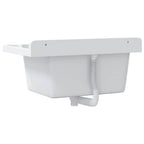 Fregadero utilitario de pared resina blanco 60x40x28 cm