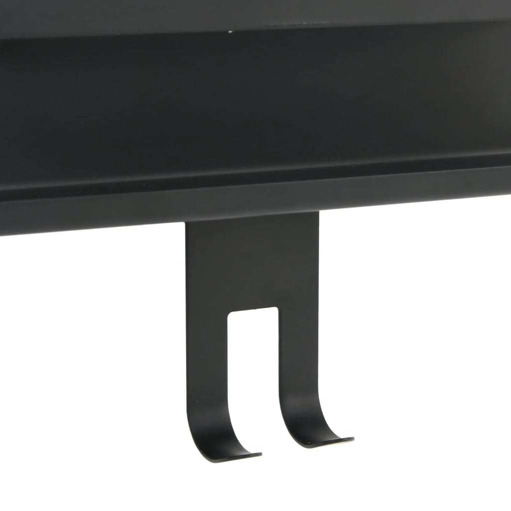 Estante colgante de ducha acero inox cepillado 304 negro mate
