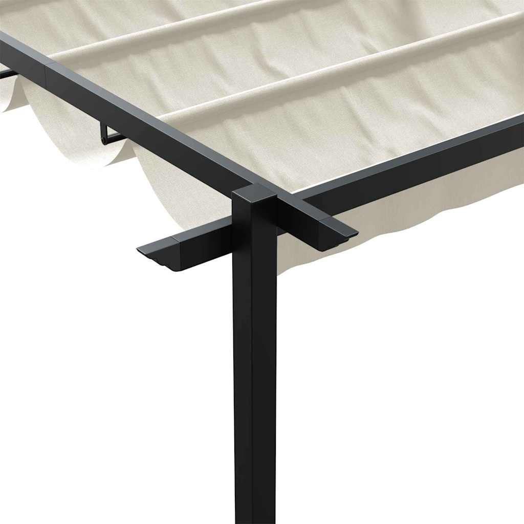 Cenador 300 x 300 x 200 cm Crema Poliéster