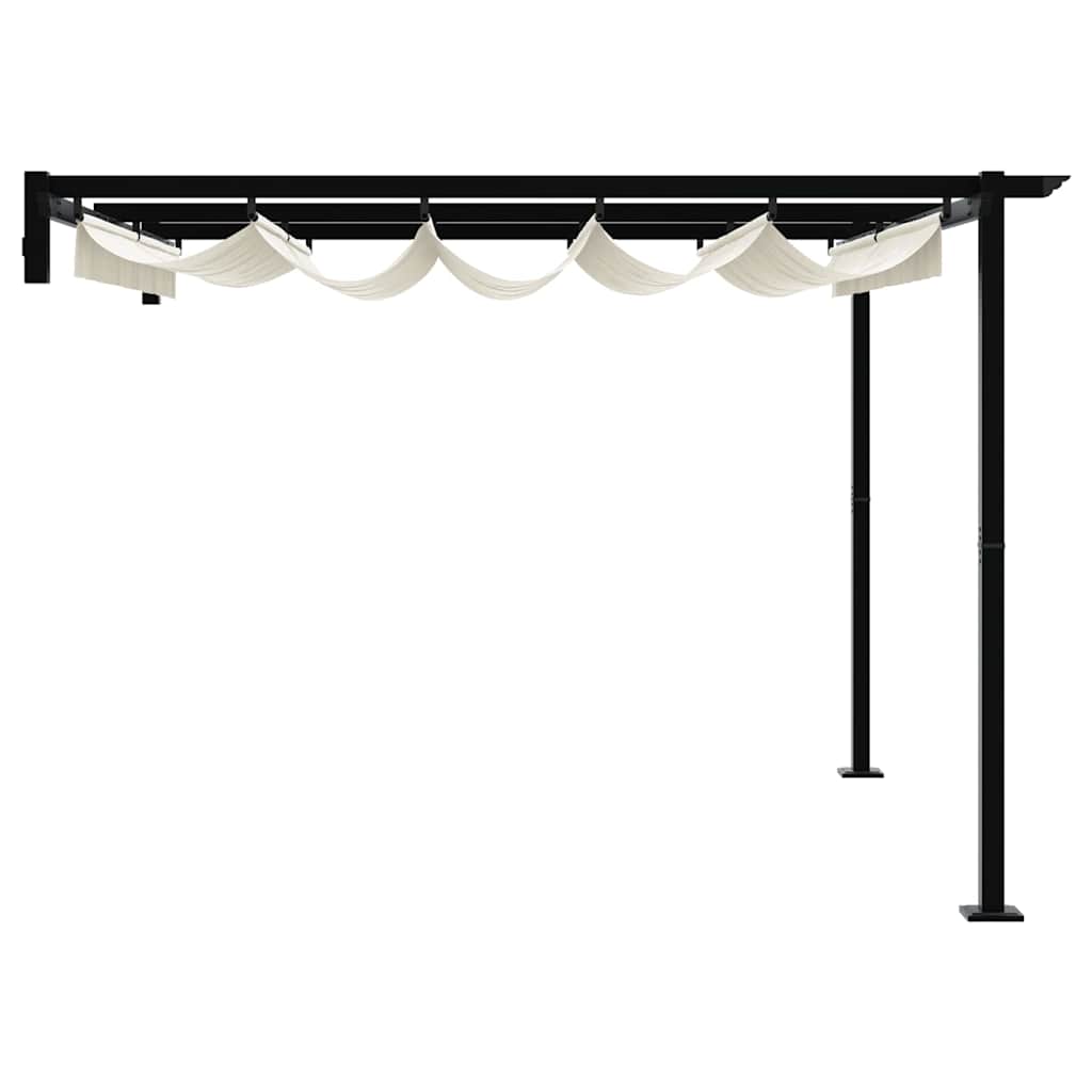 Cenador 300 x 300 x 200 cm Crema Poliéster
