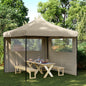 Tienda de fiesta plegable Pop-Up 2 paredes laterales burdeos