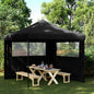 Tienda de fiesta plegable Pop-Up 2 paredes laterales burdeos