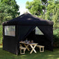 Tienda de fiesta plegable Pop-Up 4 paredes laterales burdeos