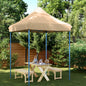 Tienda de fiesta plegable Pop-Up 2 paredes laterales burdeos