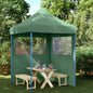 Tienda de fiesta plegable Pop-Up 2 paredes laterales burdeos