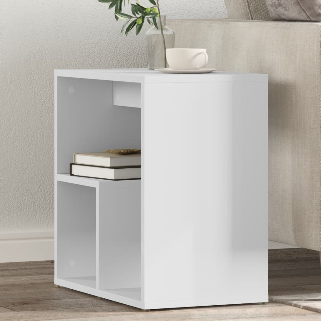 Side table 2 pcs engineered wood concrete grey 50x30x50 cm