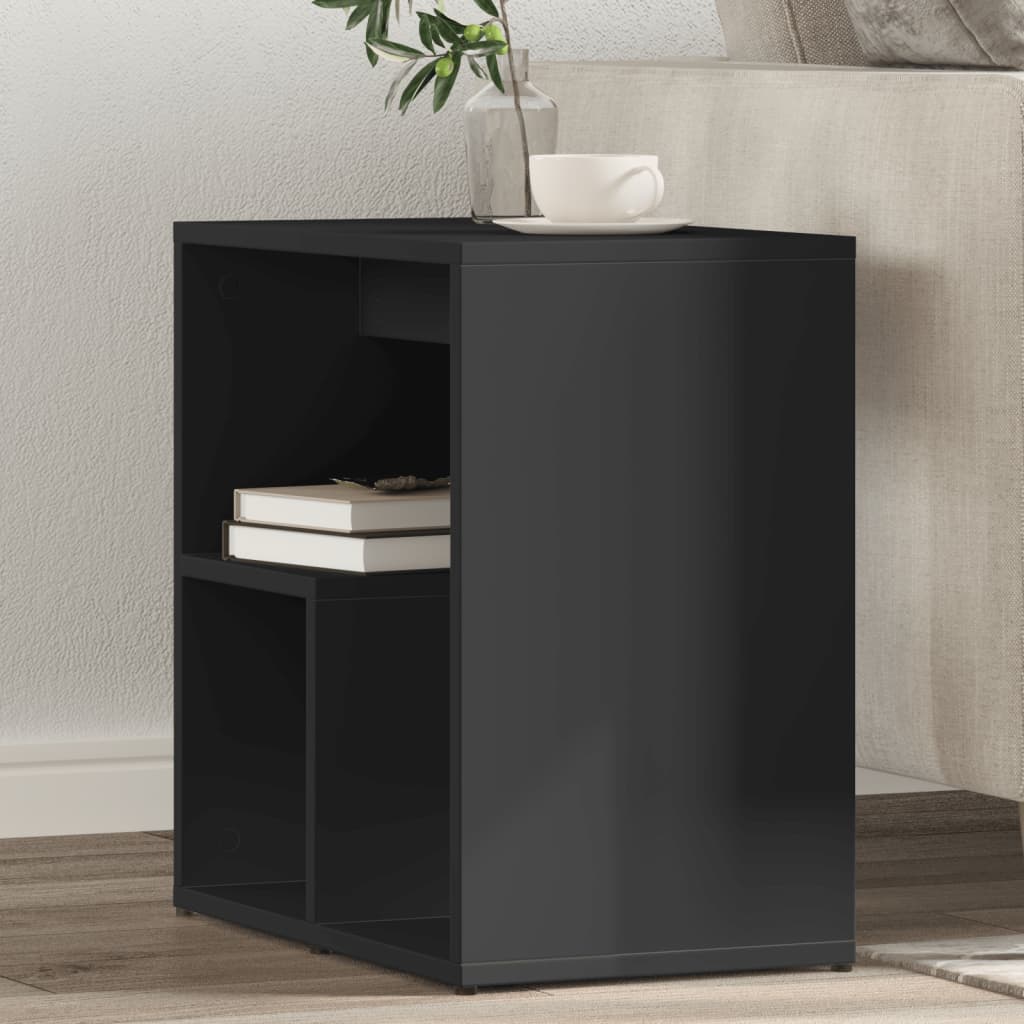 Side table 2 pcs engineered wood concrete grey 50x30x50 cm
