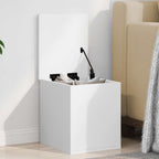 Caja de almacenaje Corona madera maciza de pino 78x78x45 cm