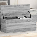 Caja de almacenaje Corona madera maciza de pino 78x78x45 cm