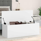 Caja de almacenaje Corona madera maciza de pino 78x78x45 cm
