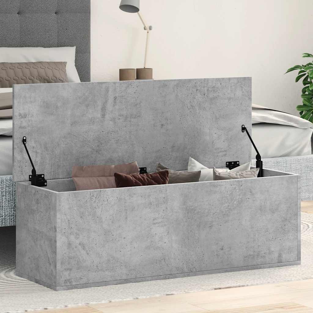 Caja de almacenaje Corona madera maciza de pino 78x78x45 cm