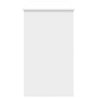 Tocador con espejo blanco 100x45x76 cm
