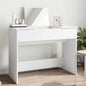 White dressing table with mirror 100x45x76 cm