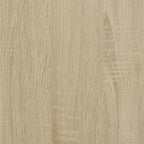 Tocador con espejo color roble Sonoma 80x39x80 cm