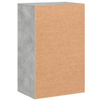 Armario almacenaje madera ingeniería gris hormigón 56,5x39x90cm