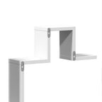 Estantería de pared madera de ingeniería blanco 104,5x10x43 cm