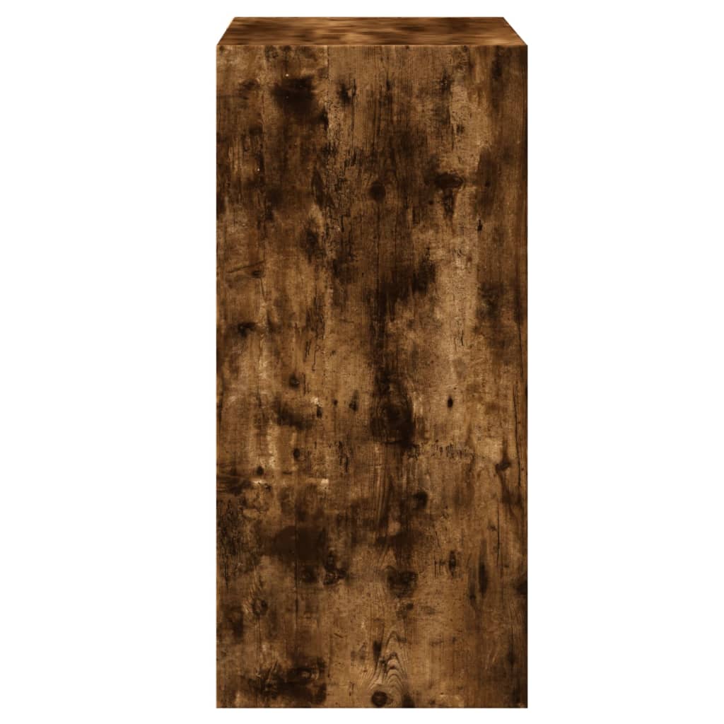 Armario de madera de ingeniería roble ahumado 77x48x102 cm