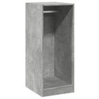 Armario de madera de ingeniería gris hormigón 48x41x102 cm