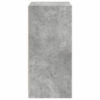 Armario de madera de ingeniería gris hormigón 48x41x102 cm