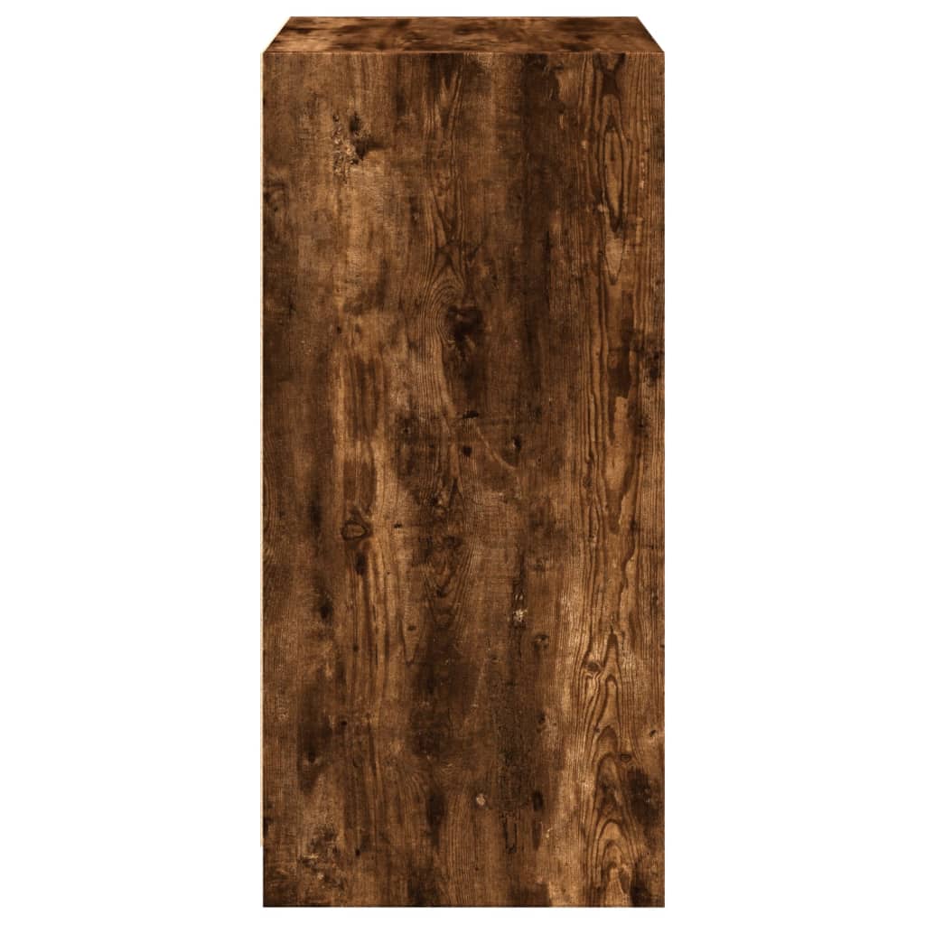 Armario de madera de ingeniería roble ahumado 48x41x102 cm