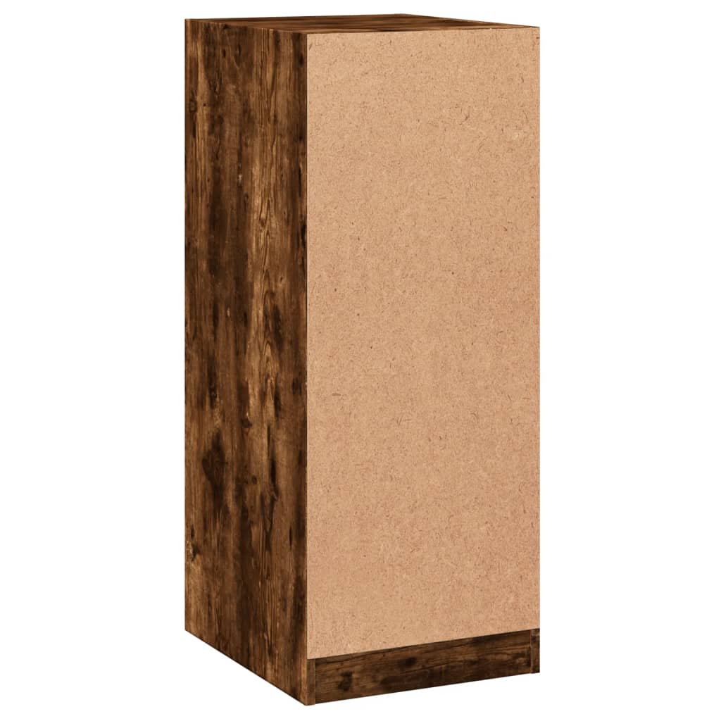 Armario de madera de ingeniería roble ahumado 48x41x102 cm