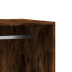 Armario de madera de ingeniería roble ahumado 48x41x102 cm