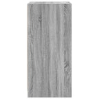 Armario de madera de ingeniería gris Sonoma 48x41x102 cm