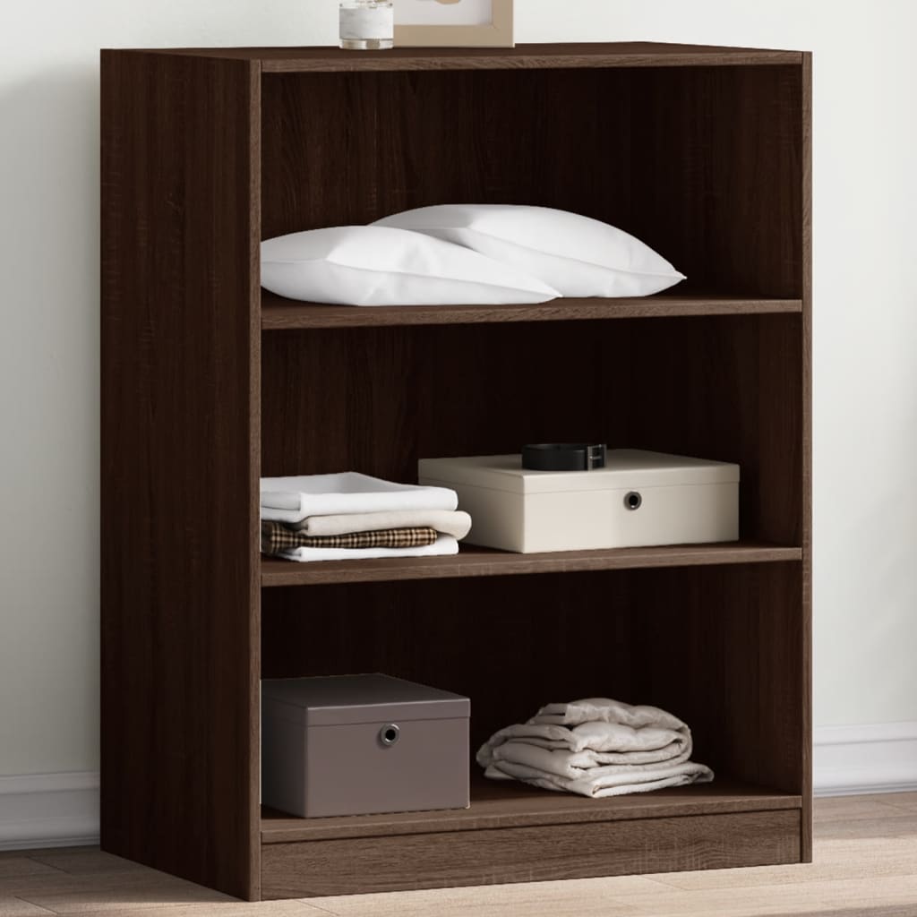 Armario de madera de ingeniería marrón roble 48x41x102 cm