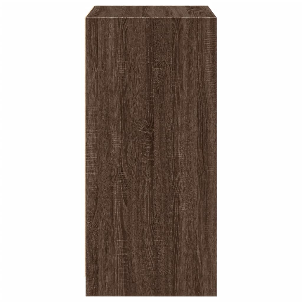 Armario de madera de ingeniería marrón roble 48x41x102 cm