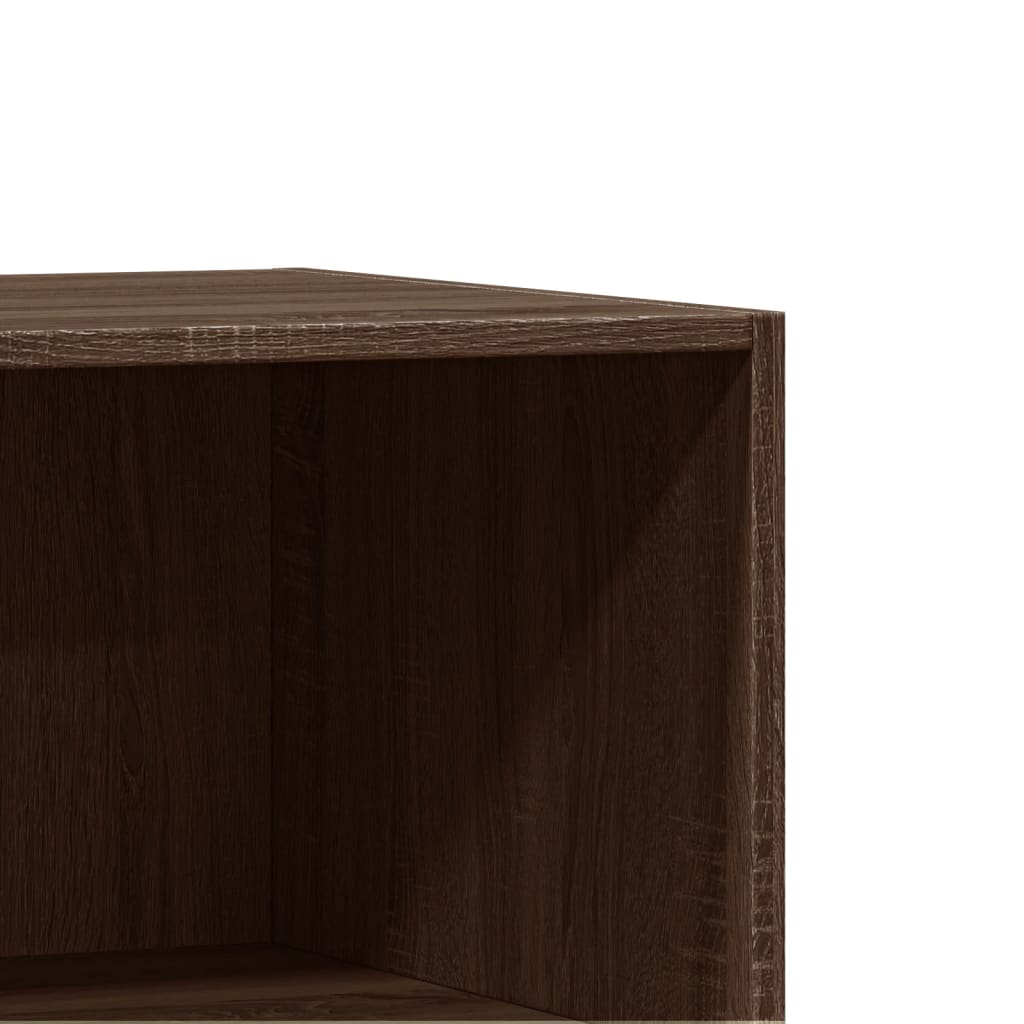 Armario de madera de ingeniería marrón roble 48x41x102 cm