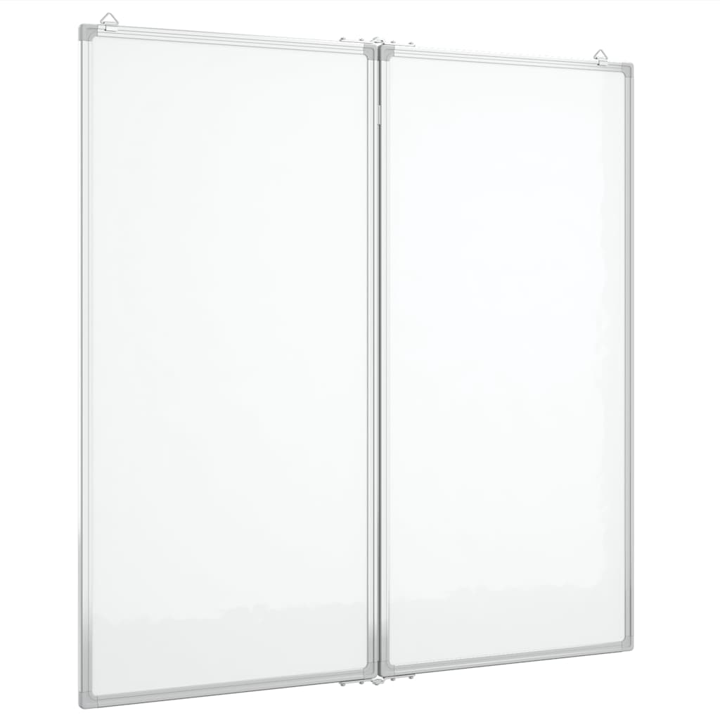 Pizarra magnética plegable aluminio 100x100x1,7 cm