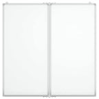 Pizarra magnética plegable aluminio 100x100x1,7 cm