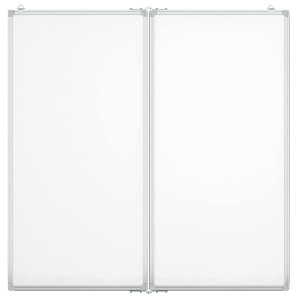 Pizarra magnética plegable aluminio 100x100x1,7 cm