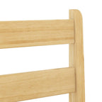 Taburetes altos 2 uds madera maciza de pino