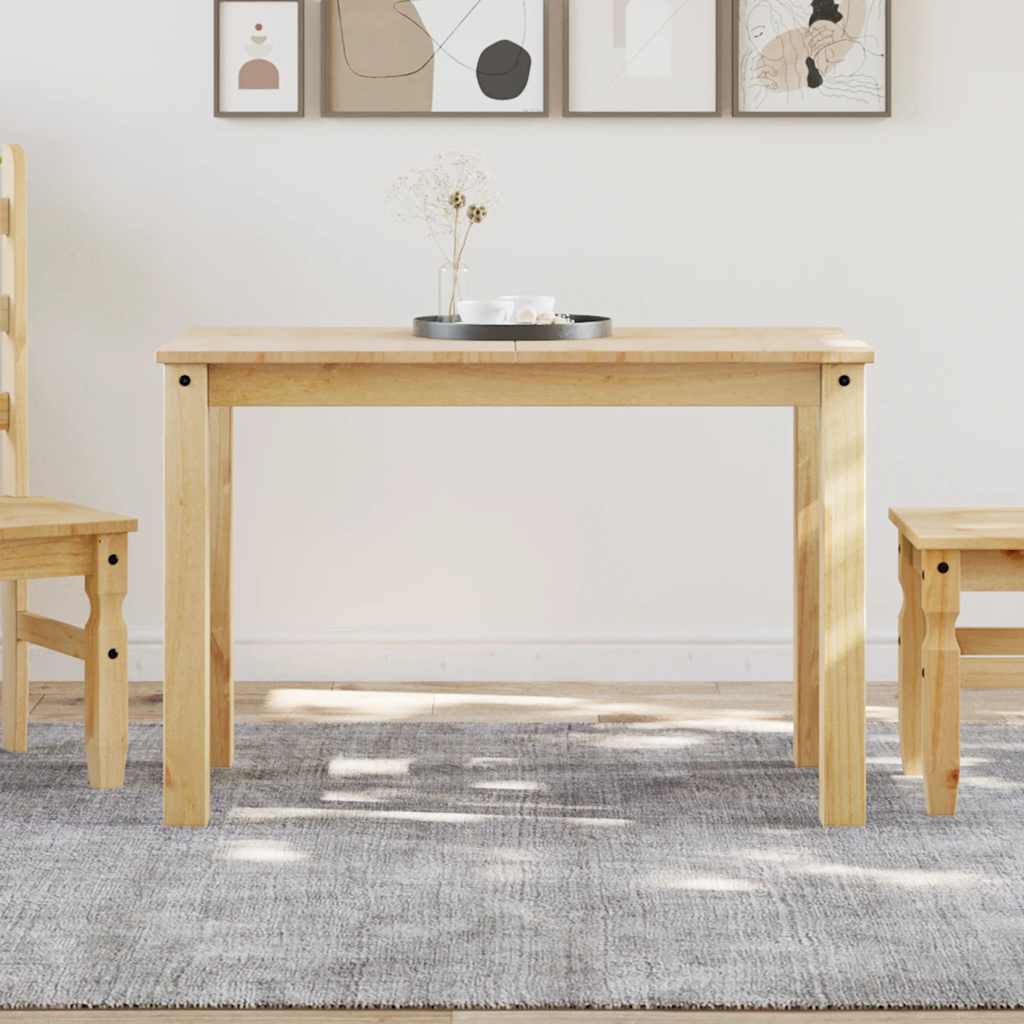 Mesa de comedor Corona madera maciza de pino 112x60x75 cm
