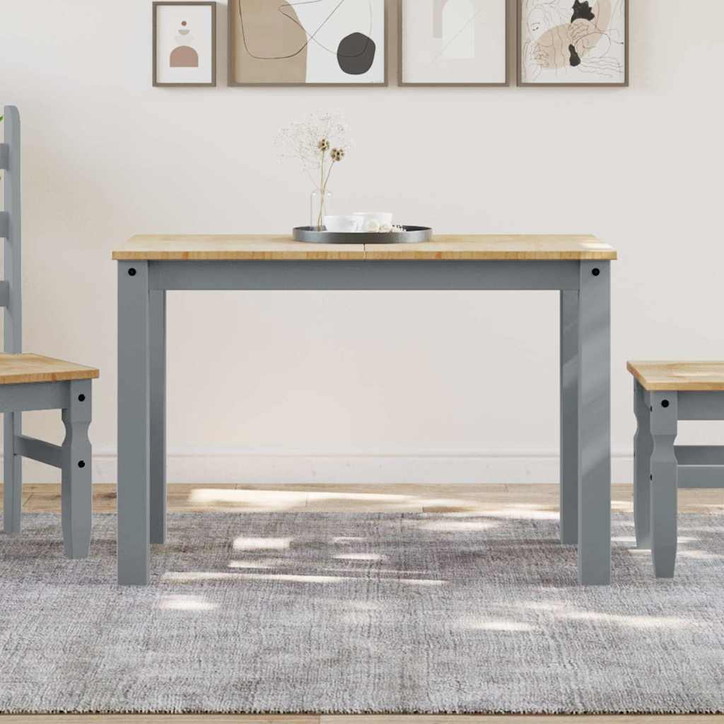 Mesa de comedor Corona madera maciza de pino 112x60x75 cm
