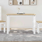 Mesa de comedor Corona madera maciza de pino 112x60x75 cm