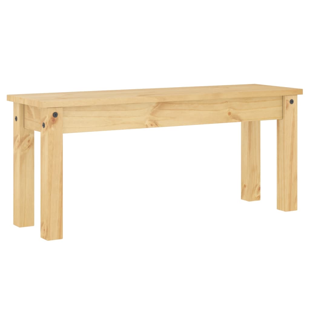 Banco de comedor PANAMA madera maciza de pino 105x30x45 cm