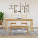 Banco de comedor PANAMA madera maciza de pino 105x30x45 cm