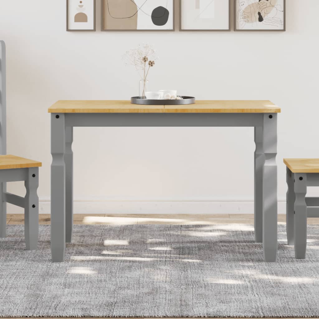 Mesa de comedor Corona madera maciza de pino 112x60x75 cm