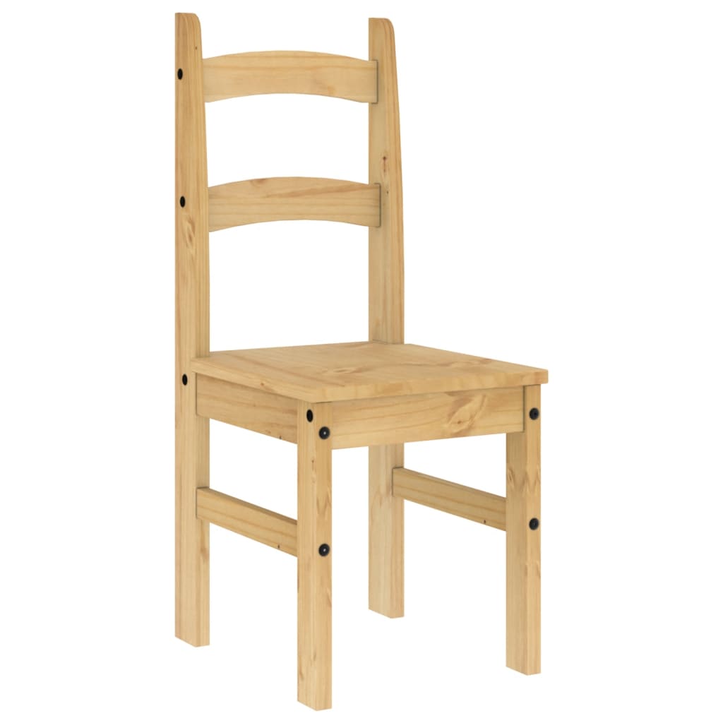 Sillas de comedor 2 uds madera maciza de pino 40x46x99 cm
